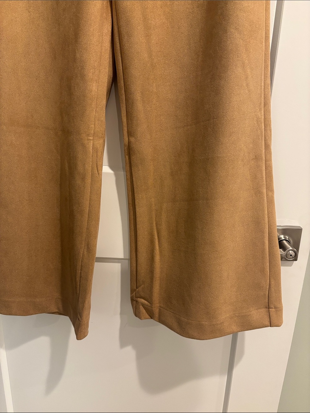 Lovelo Women’s Suede-Like Wide Leg Pants Medium - Picture 4 of 8